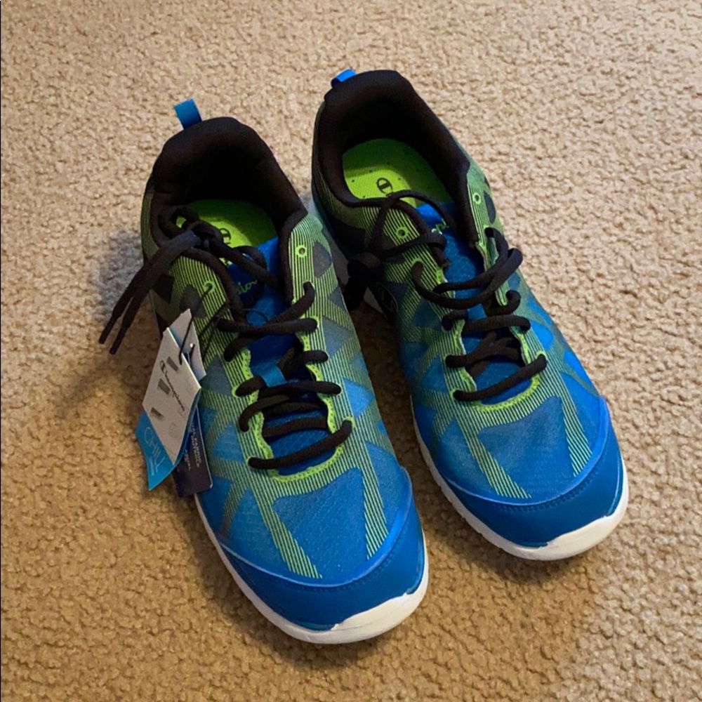 Champion green/blue running shoes